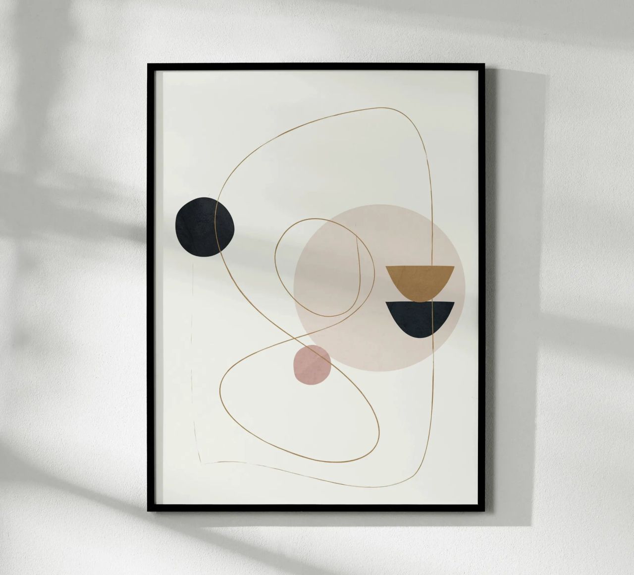 Abstract Minimal Art carta hahnemühle da Flow Line