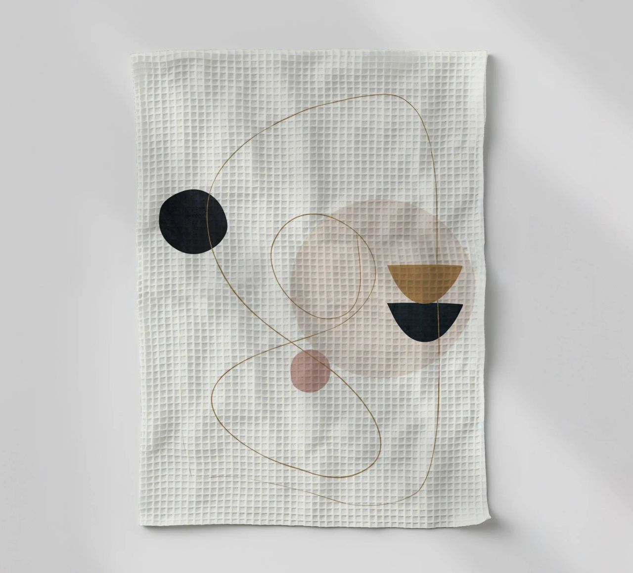 Abstract Minimal Art canovaccio da cucina da Flow Line