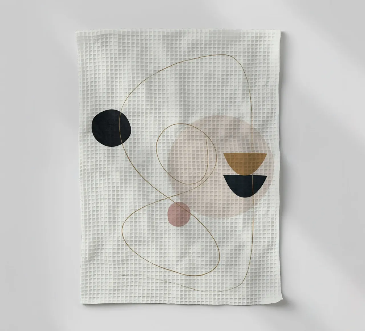 Abstract Minimal Art torchon de Flow Line