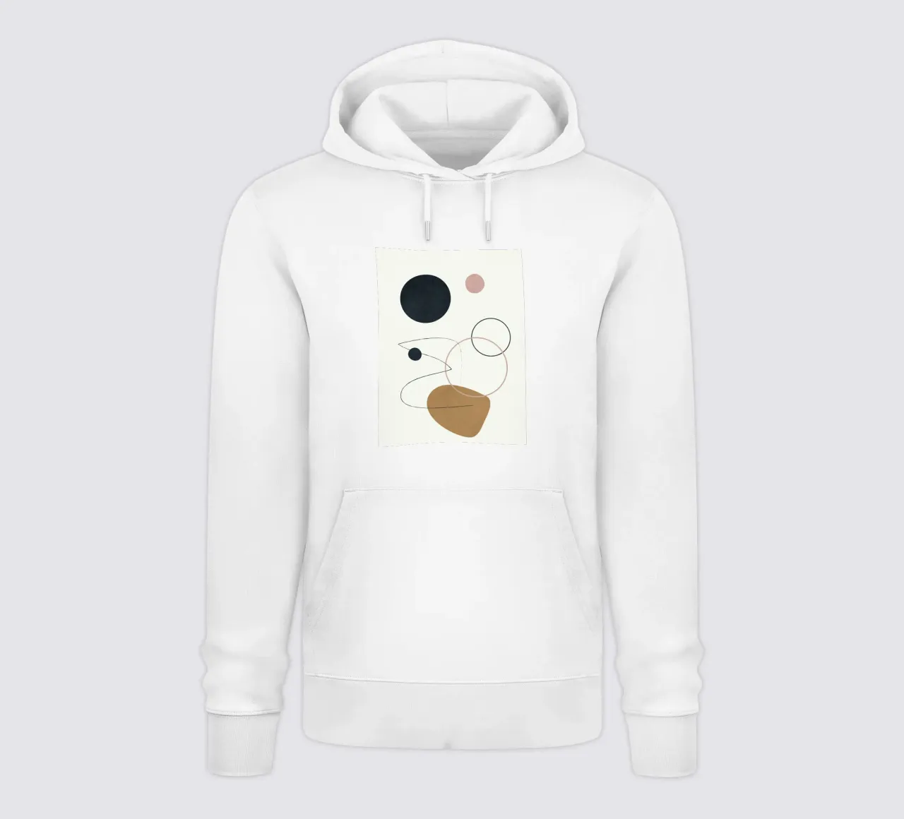 Abstract Minimal Art 2 felpa con cappuccio da Flow Line