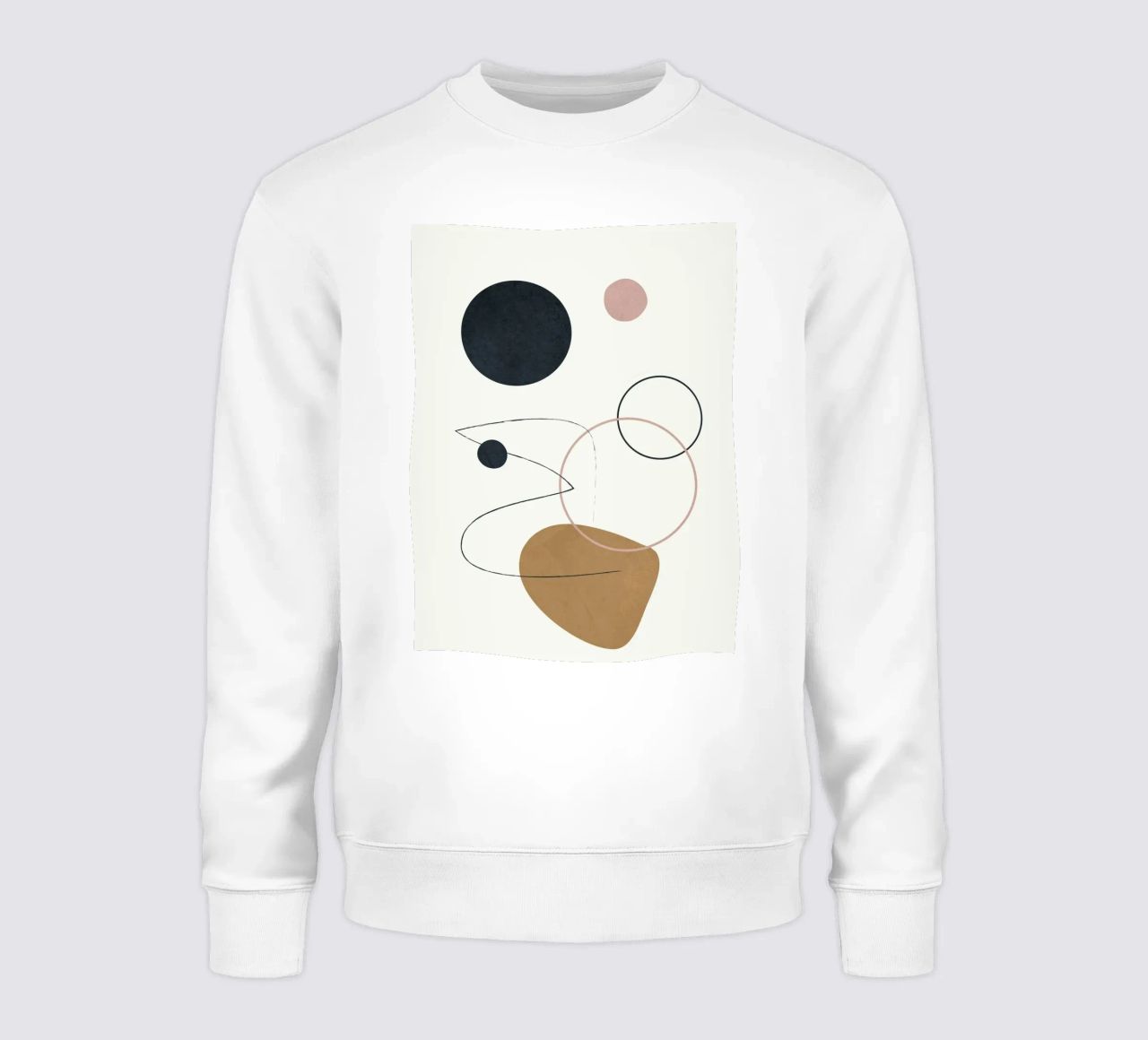 Abstract Minimal Art 2 felpa da Flow Line