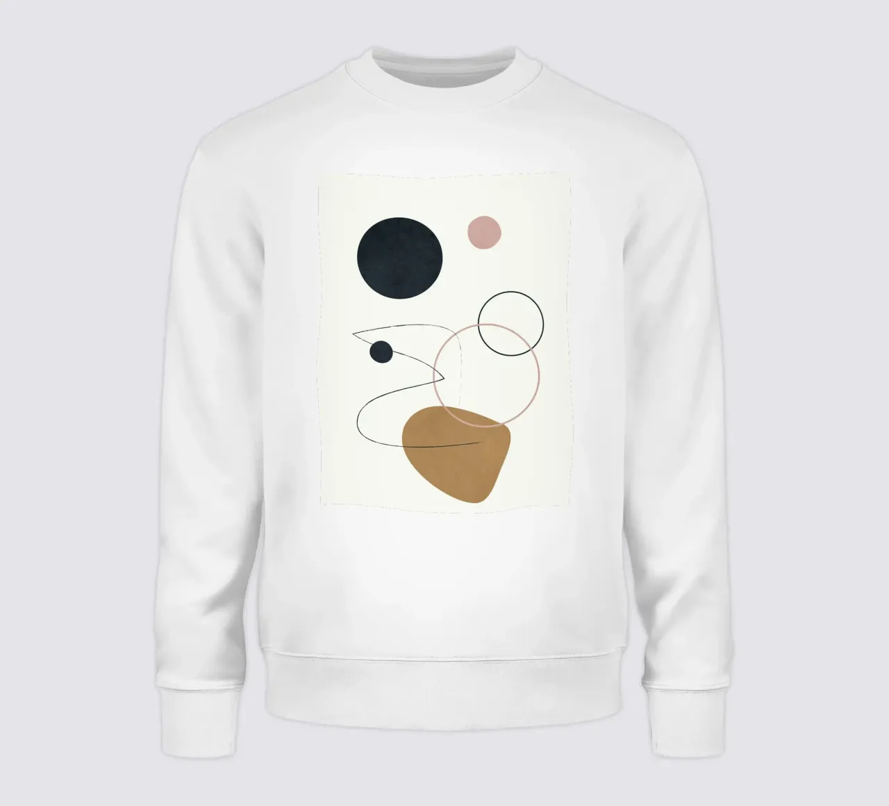 Abstract Minimal Art 2 felpa da Flow Line