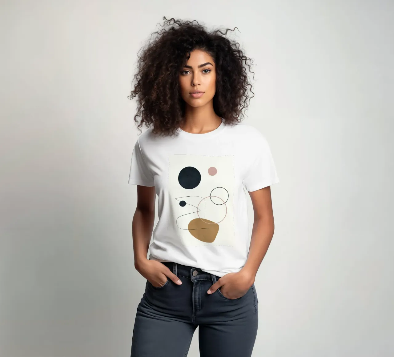 Abstract Minimal Art 2 t-shirt da Flow Line