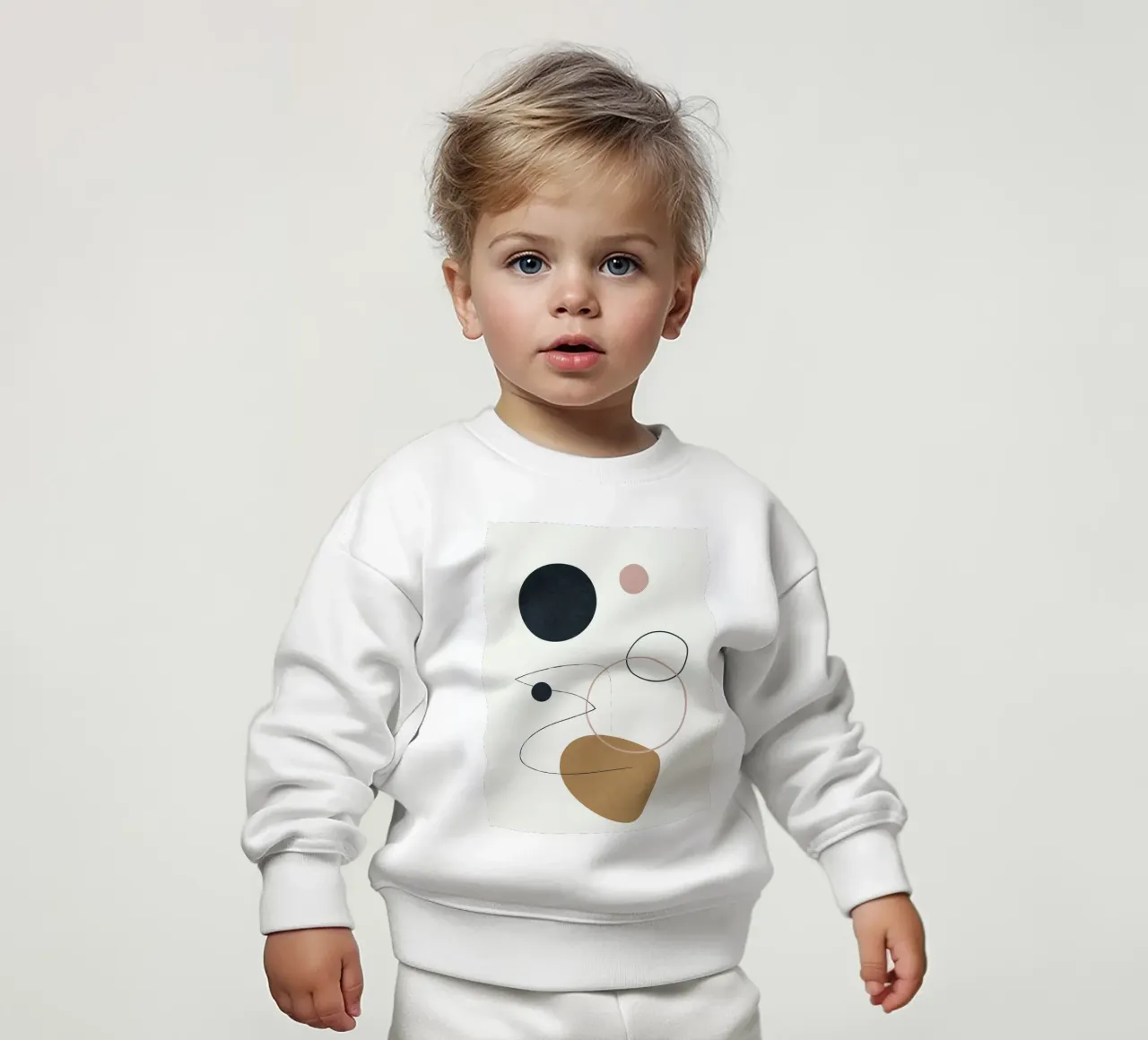 Abstract Minimal Art 2 Baby Sweatshirt von Flow Line