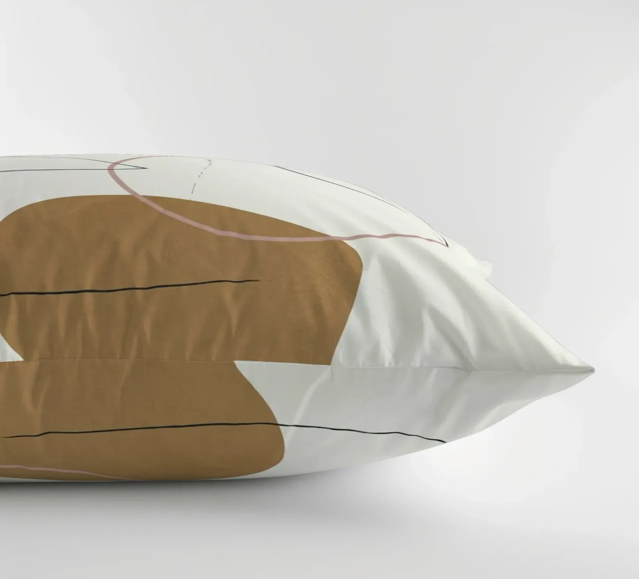 Abstract Minimal Art 2 cuscino da Flow Line