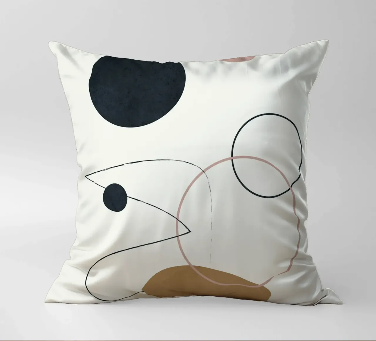 Abstract Minimal Art 2 decorative cushion by Flow Line