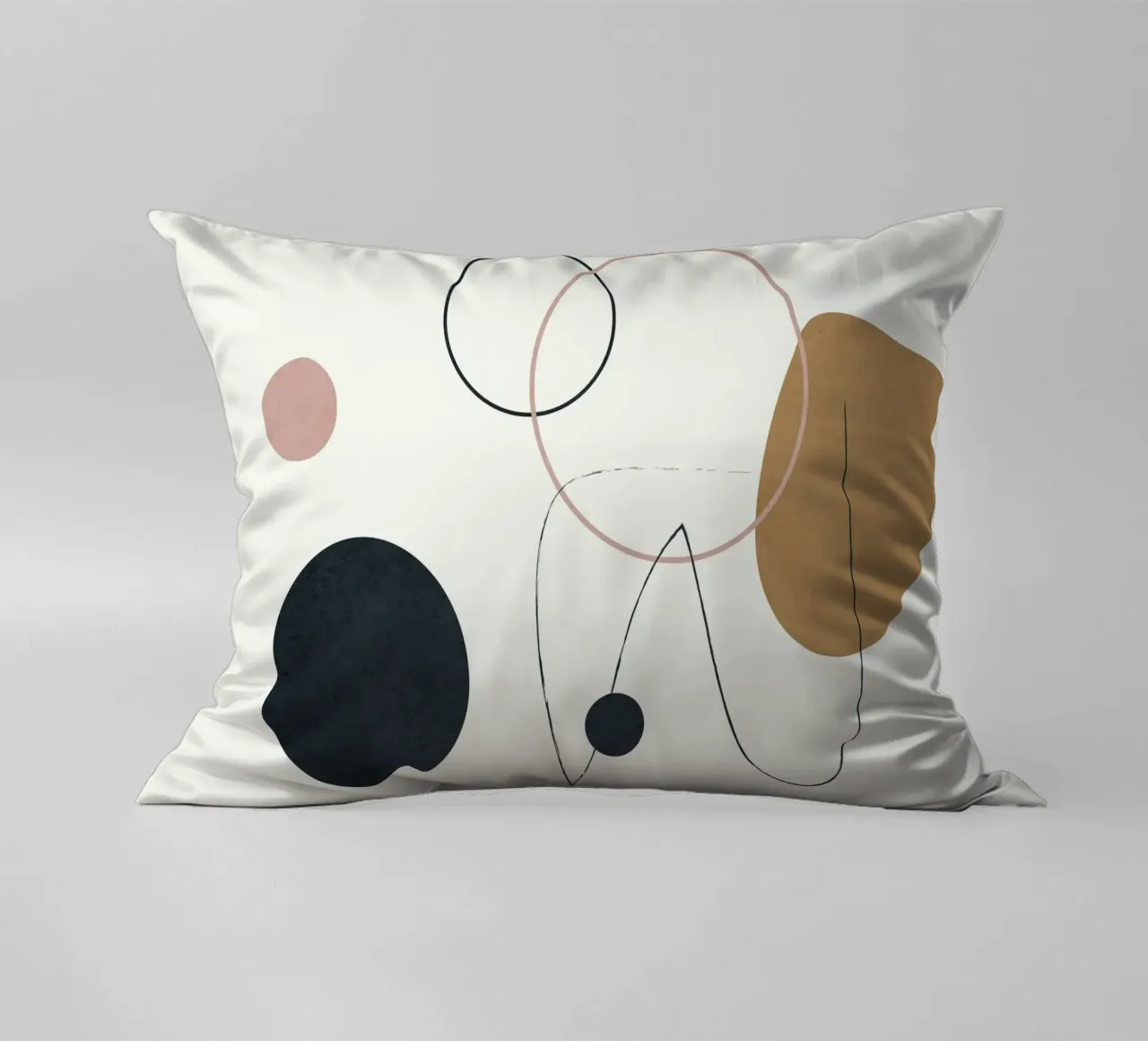 Abstract Minimal Art 2 Kissen von Flow Line