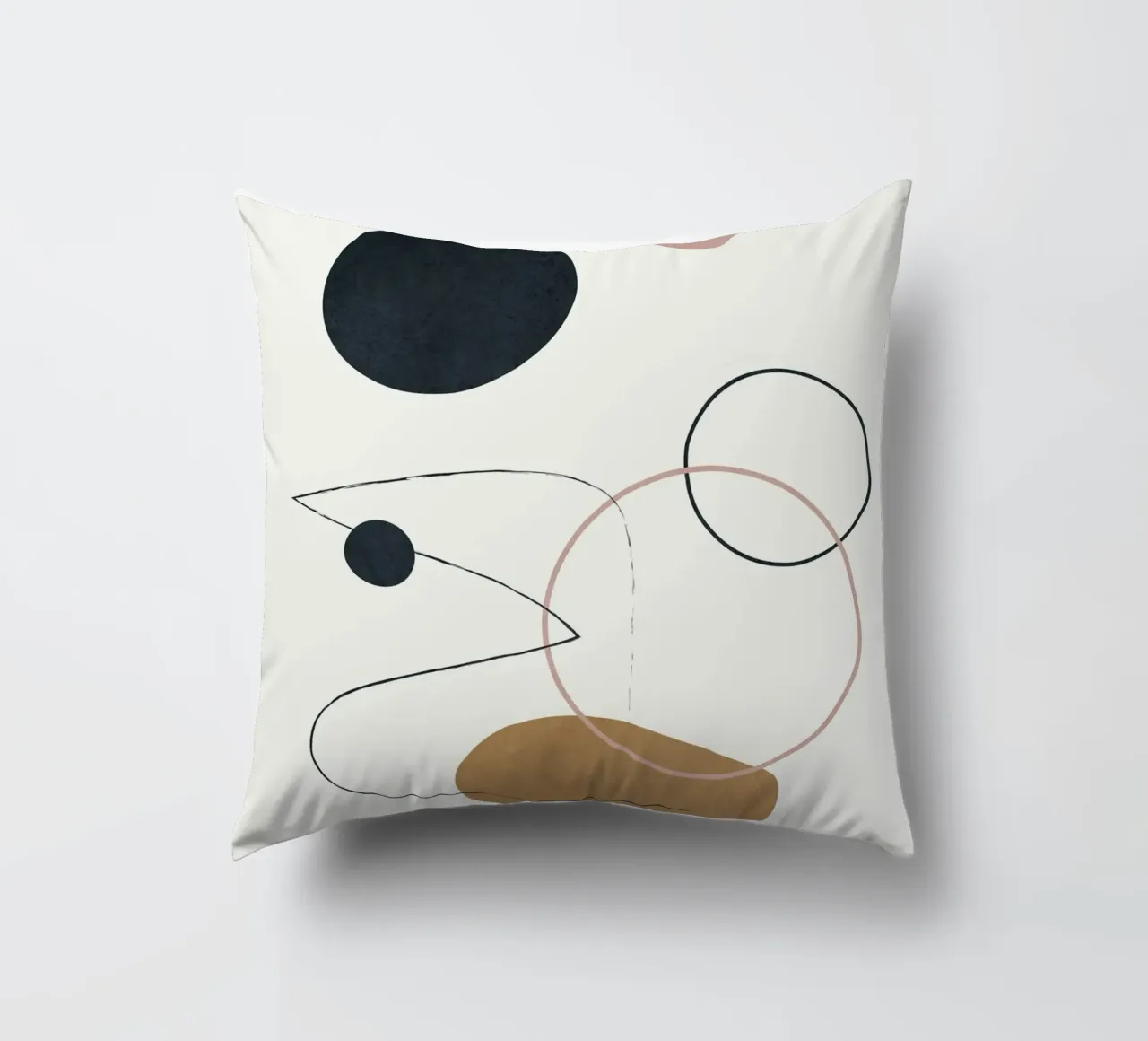 Abstract Minimal Art 2 cuscino da Flow Line