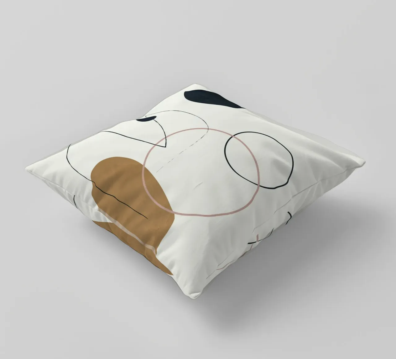 Abstract Minimal Art 2 cuscino da Flow Line