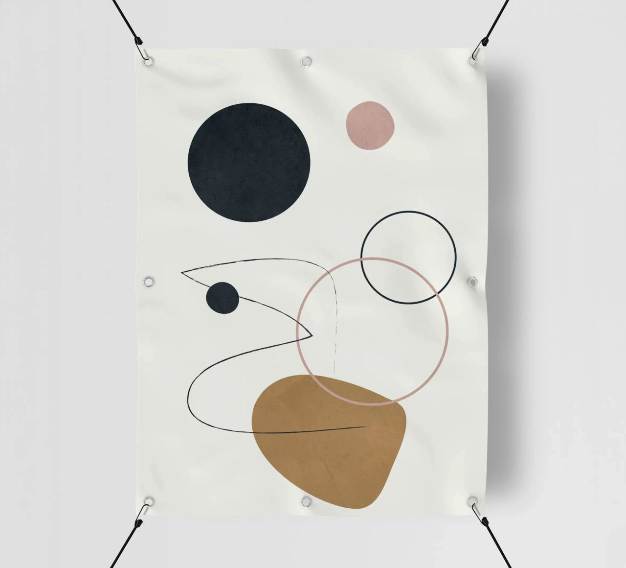 Abstract Minimal Art 2 telo in pvc da Flow Line