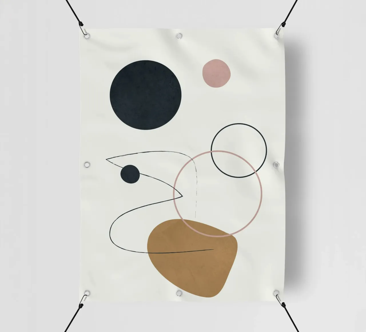 Abstract Minimal Art 2 telo in pvc da Flow Line