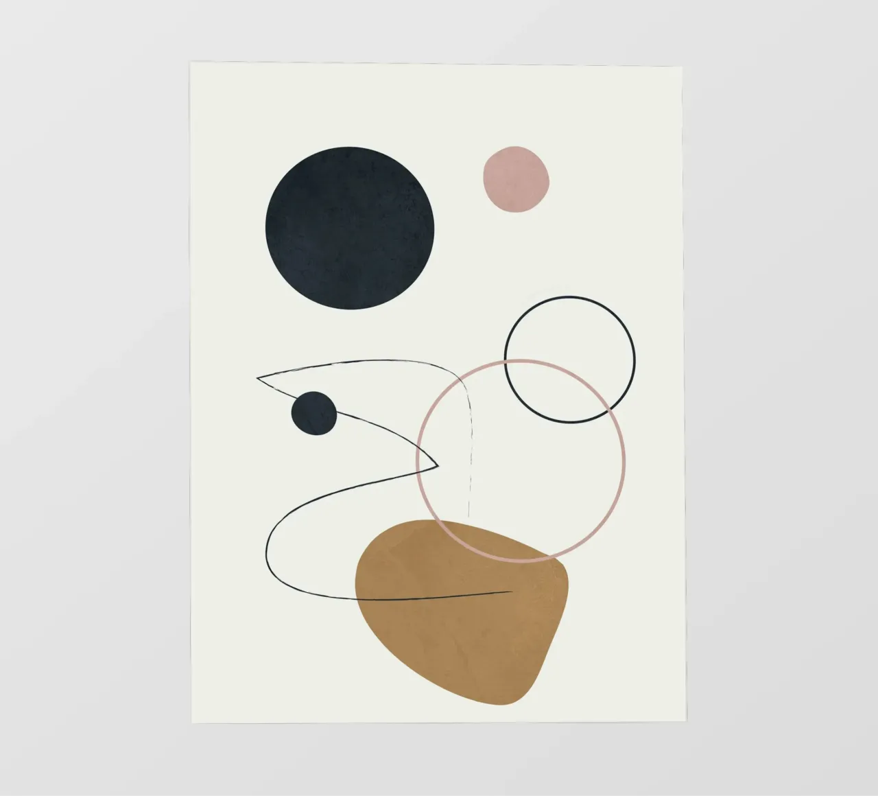 Abstract Minimal Art 2 telo in pvc da Flow Line