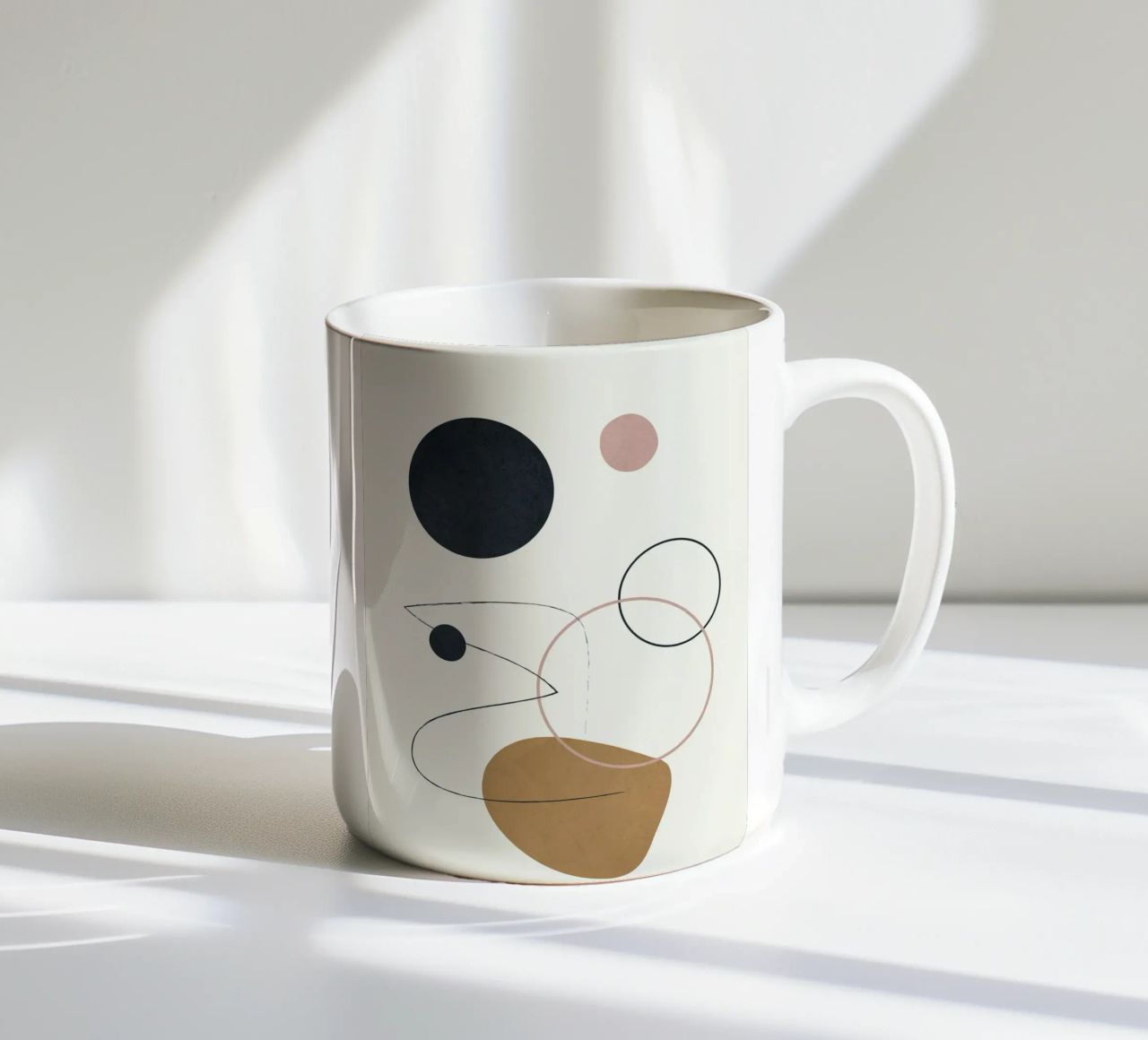 Abstract Minimal Art 2 tazza in ceramica da Flow Line
