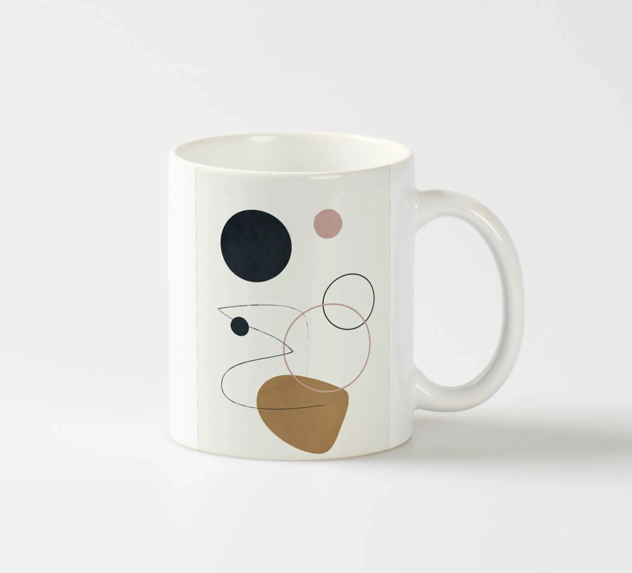 Abstract Minimal Art 2 tazza in ceramica da Flow Line