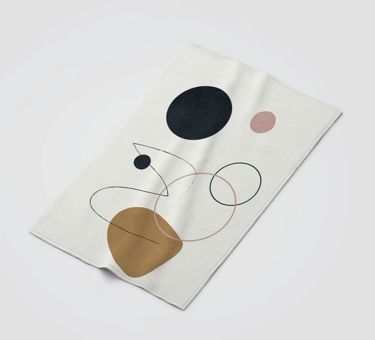 Abstract Minimal Art 2 coperta in pile da Flow Line