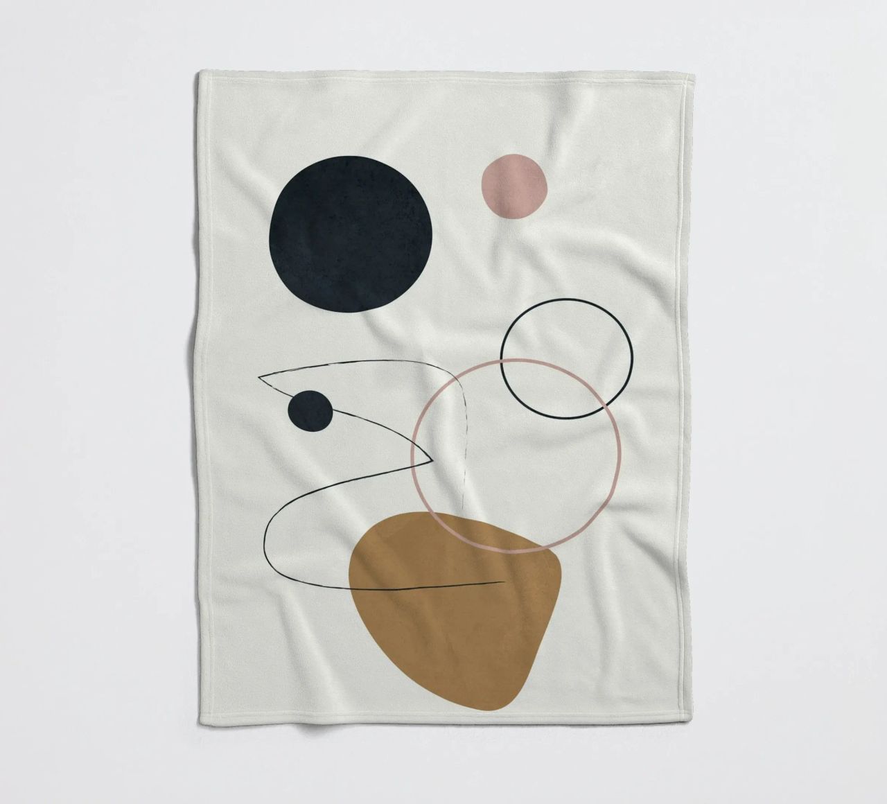 Abstract Minimal Art 2 coperta in pile da Flow Line