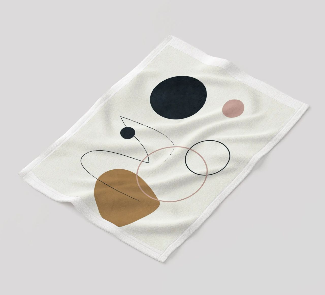 Abstract Minimal Art 2 coperta in pile da Flow Line