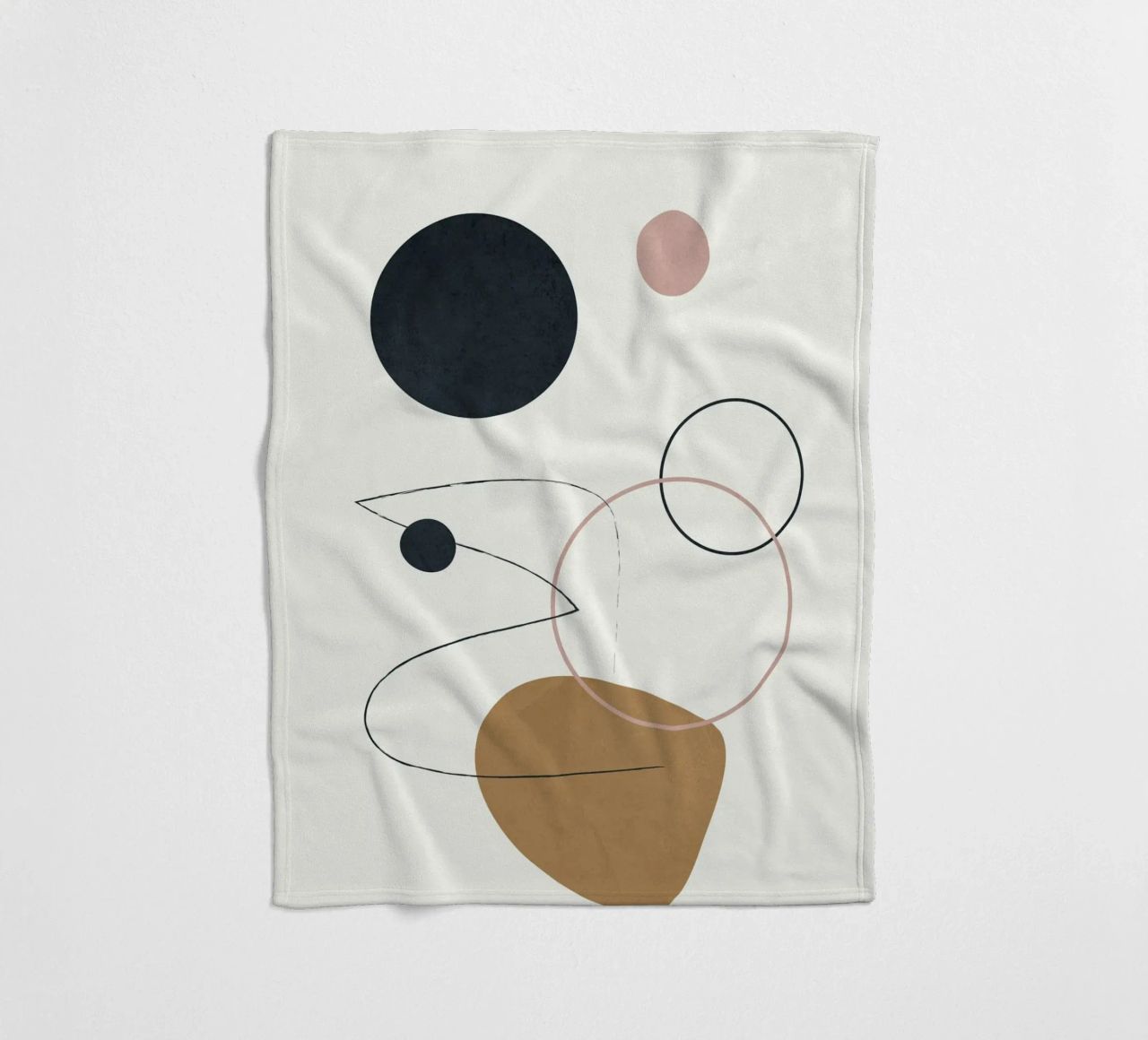 Abstract Minimal Art 2 coperta in pile da Flow Line