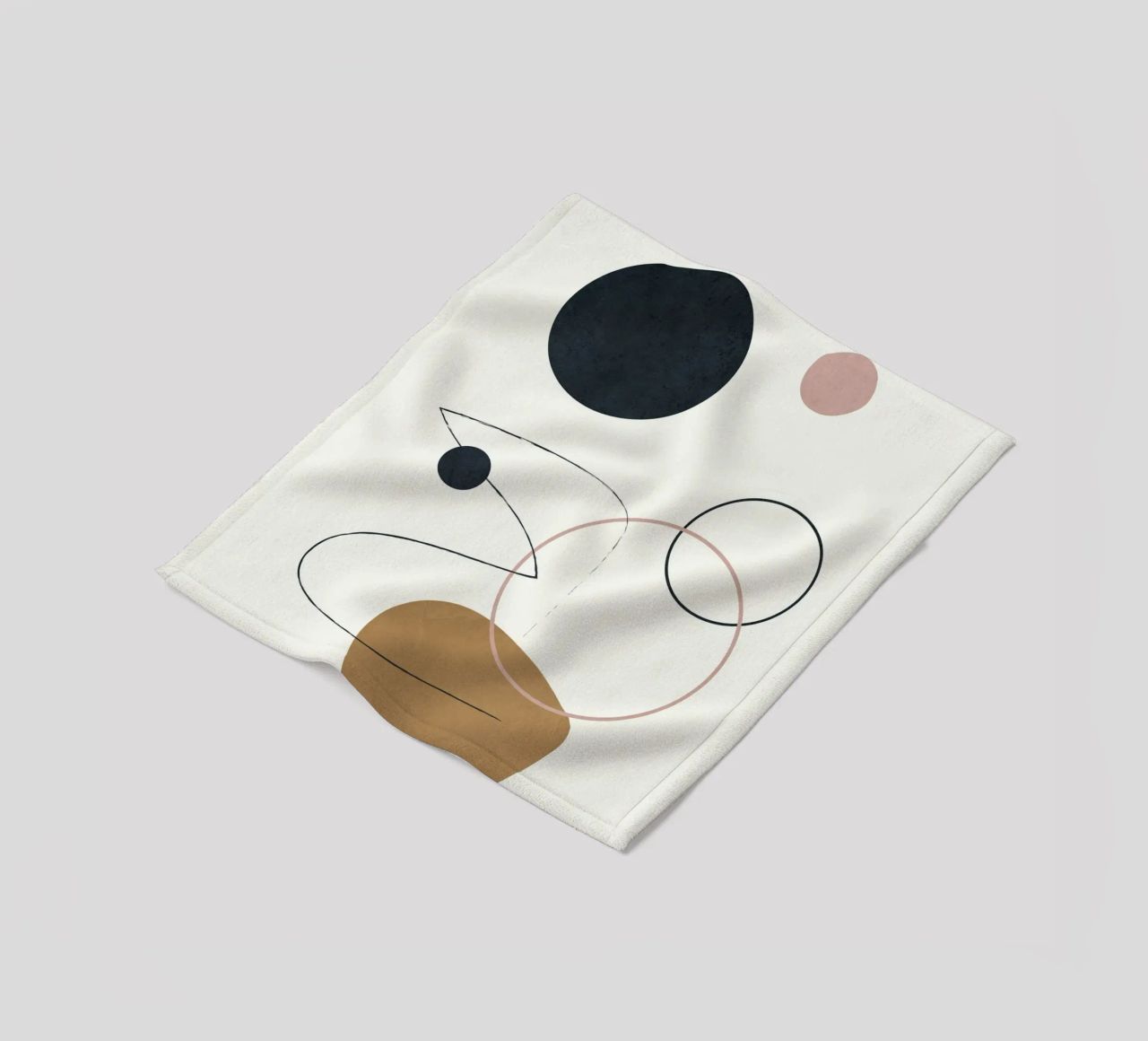 Abstract Minimal Art 2 coperta in pile da Flow Line