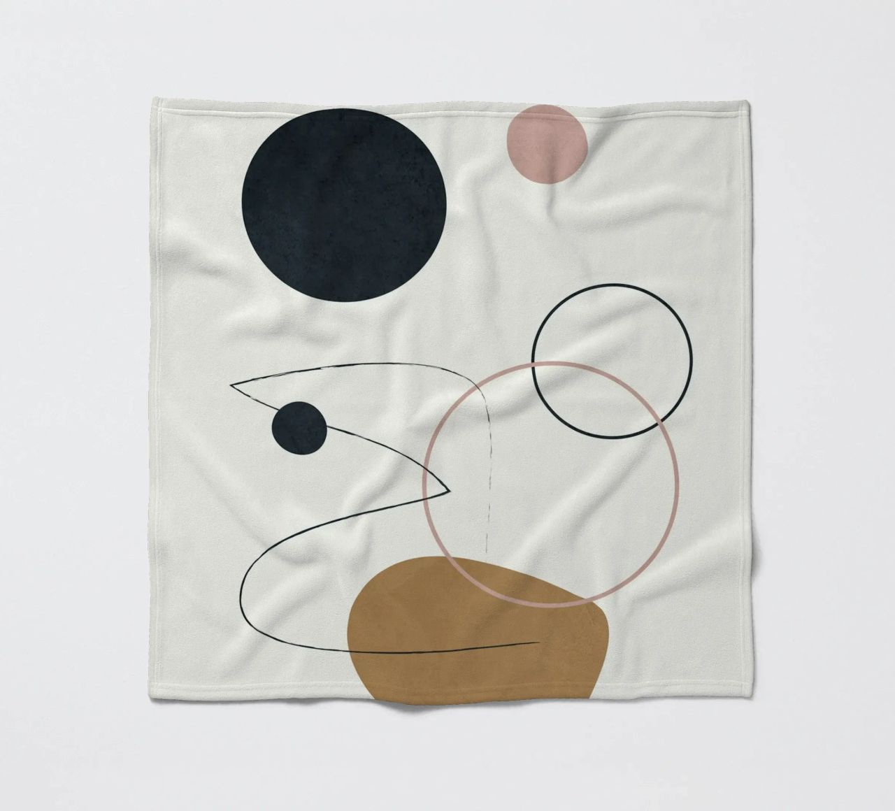 Abstract Minimal Art 2 coperta in pile da Flow Line