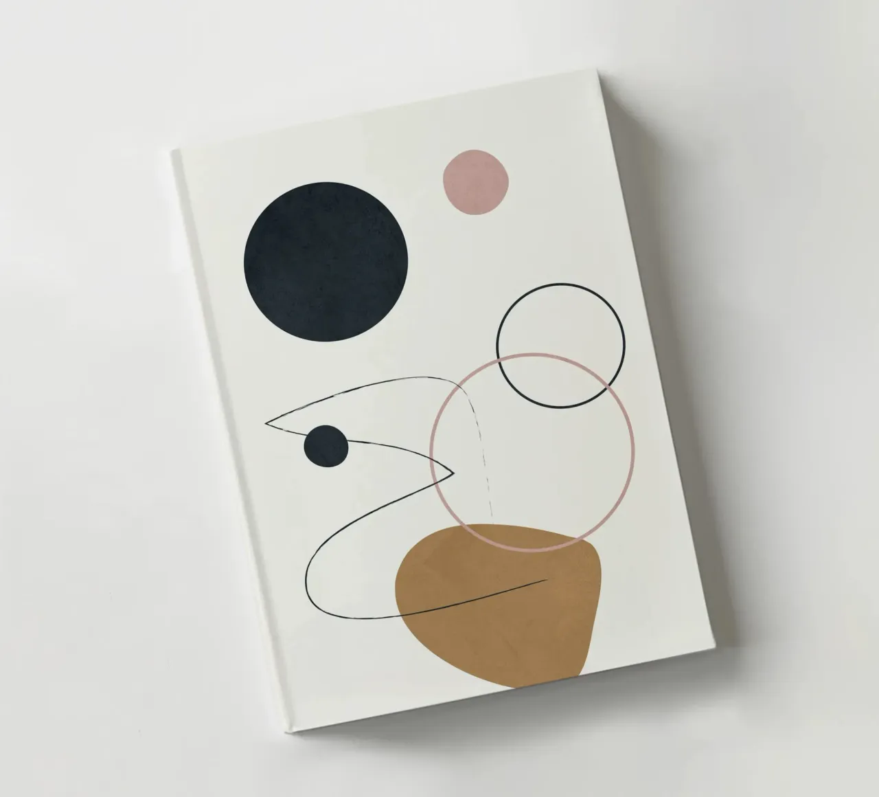 Abstract Minimal Art 2 notebook by Flow Line