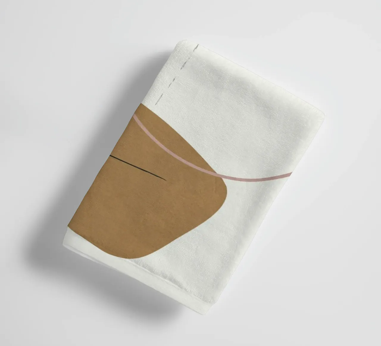 Abstract Minimal Art 2 asciugamano da bagno da Flow Line