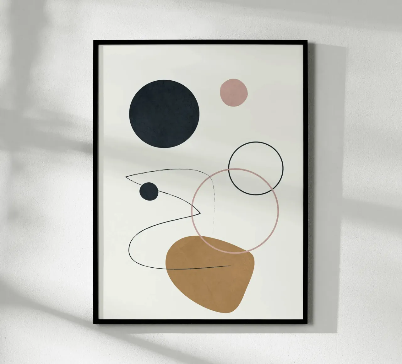 Abstract Minimal Art 2 carta hahnemühle da Flow Line