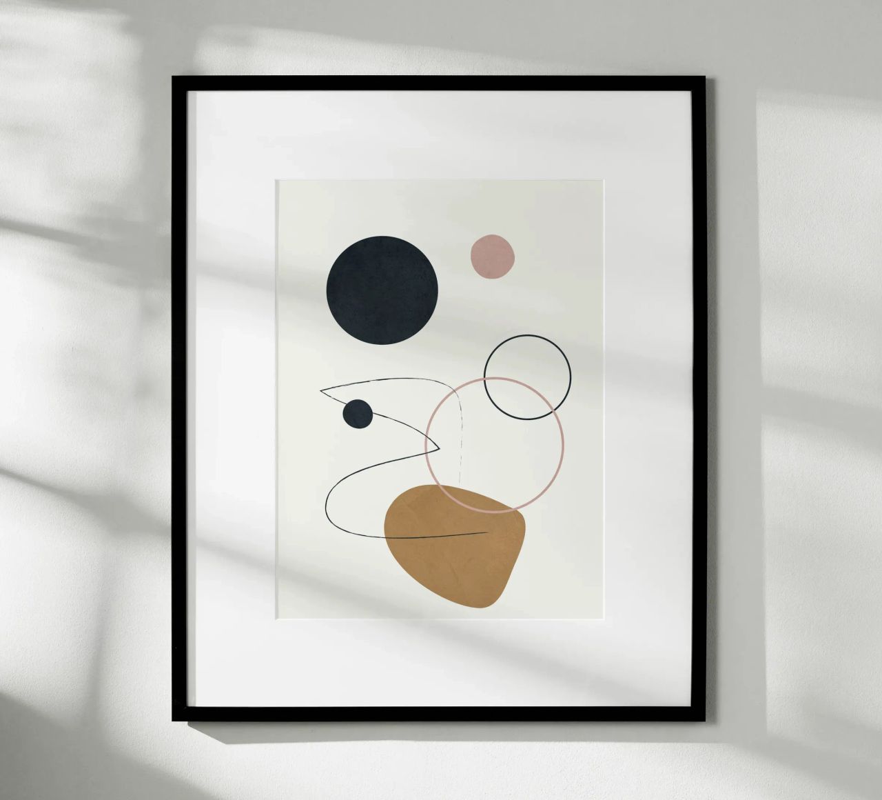 Abstract Minimal Art 2 carta hahnemühle da Flow Line