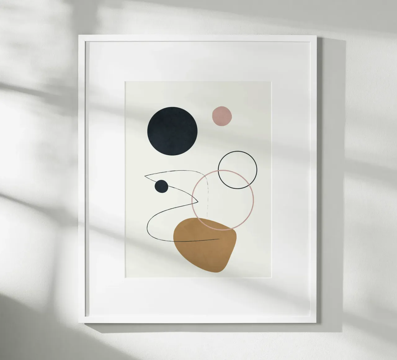 Abstract Minimal Art 2 carta hahnemühle da Flow Line