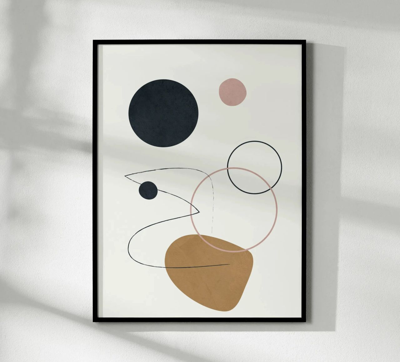 Abstract Minimal Art 2 carta hahnemühle da Flow Line