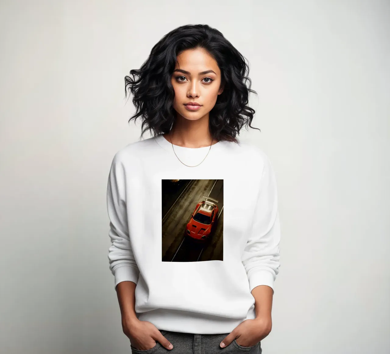 Auto da corsa rossa felpa da CAR EDITION