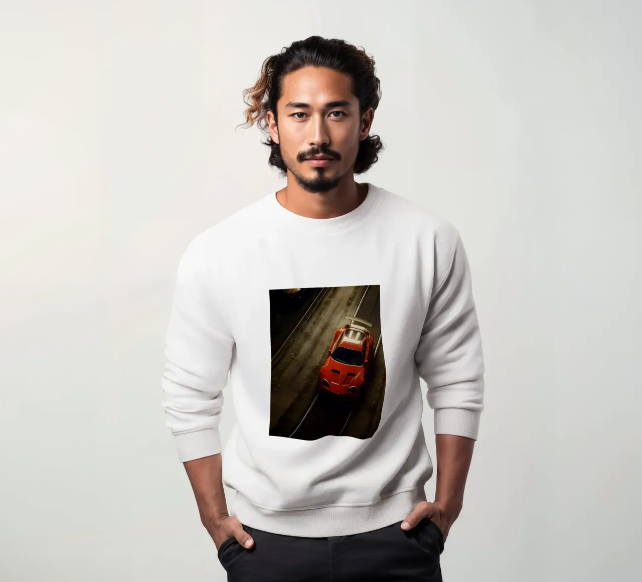 Auto da corsa rossa felpa da CAR EDITION