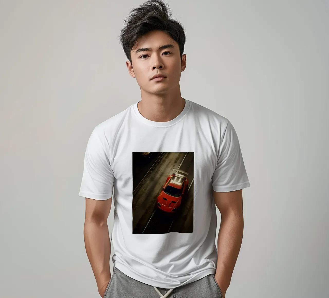 Auto da corsa rossa t-shirt da CAR EDITION