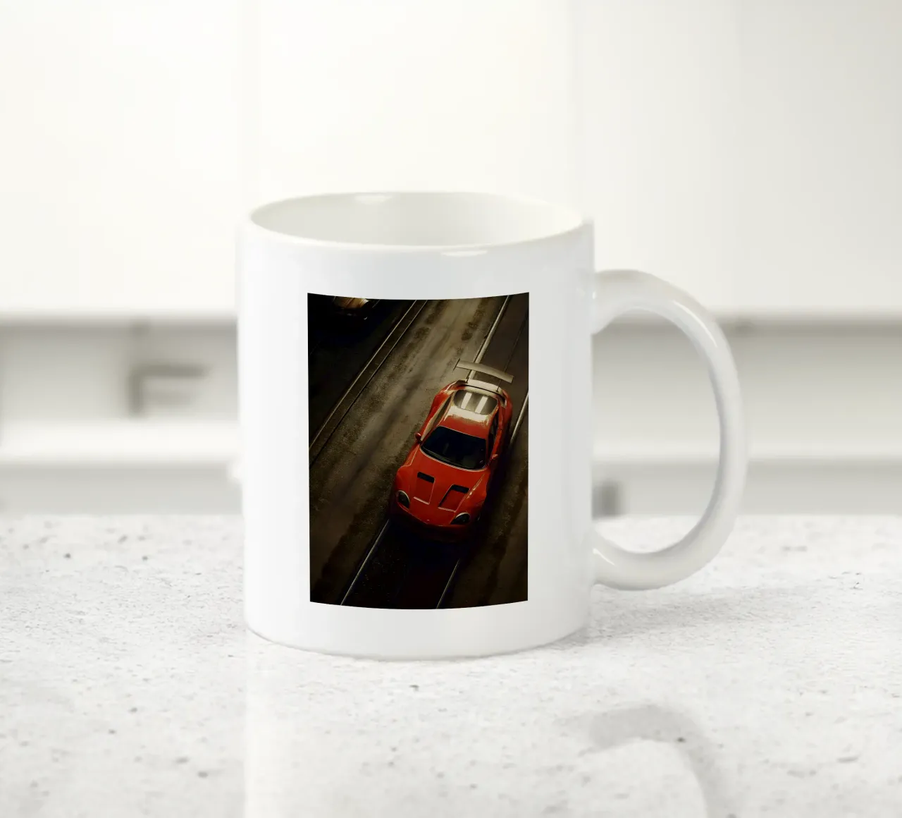 Auto da corsa rossa tazza in ceramica da CAR EDITION