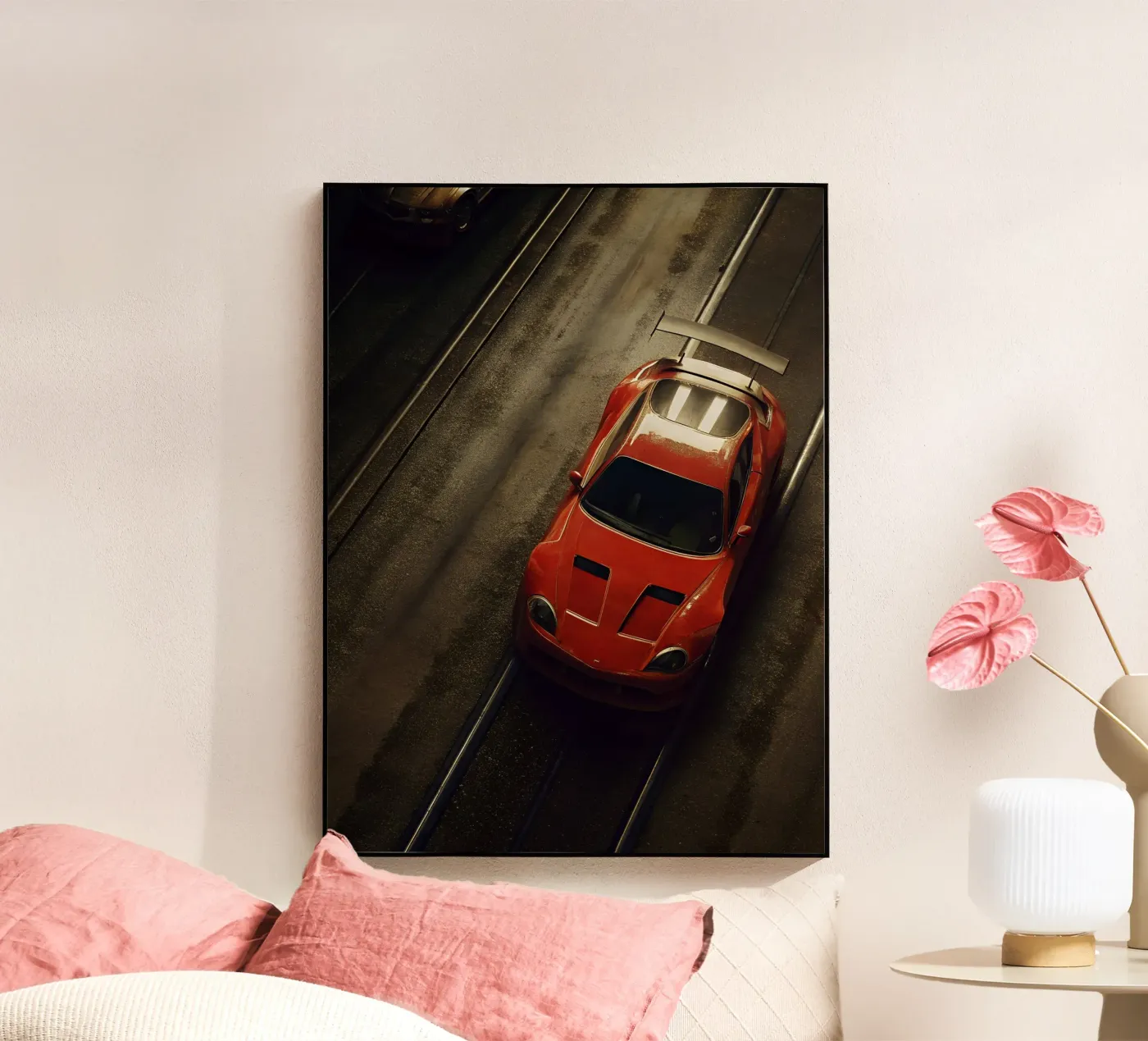 Auto da corsa rossa plexiglass da CAR EDITION