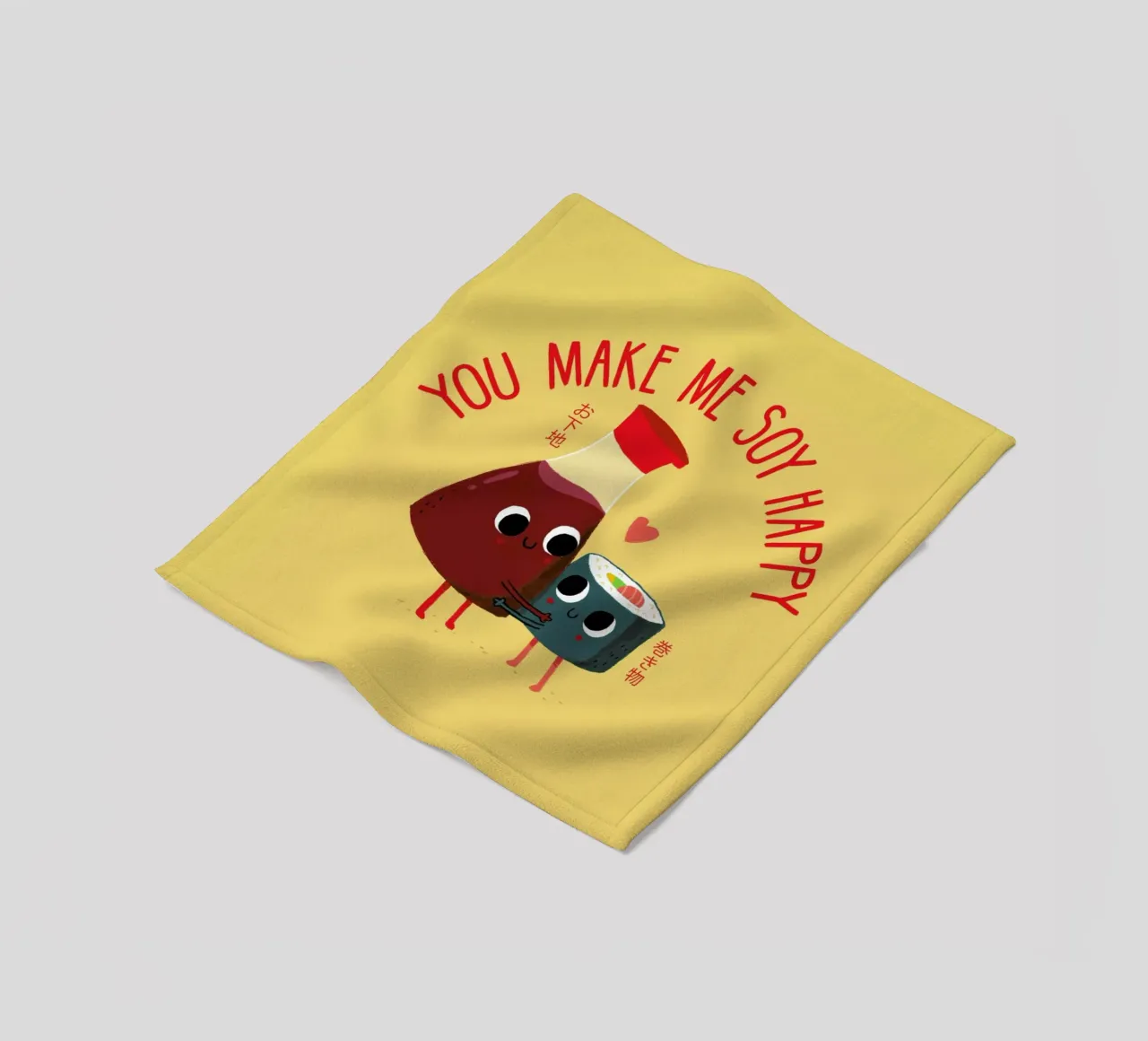Soy Happy coperta in pile da DinoMike