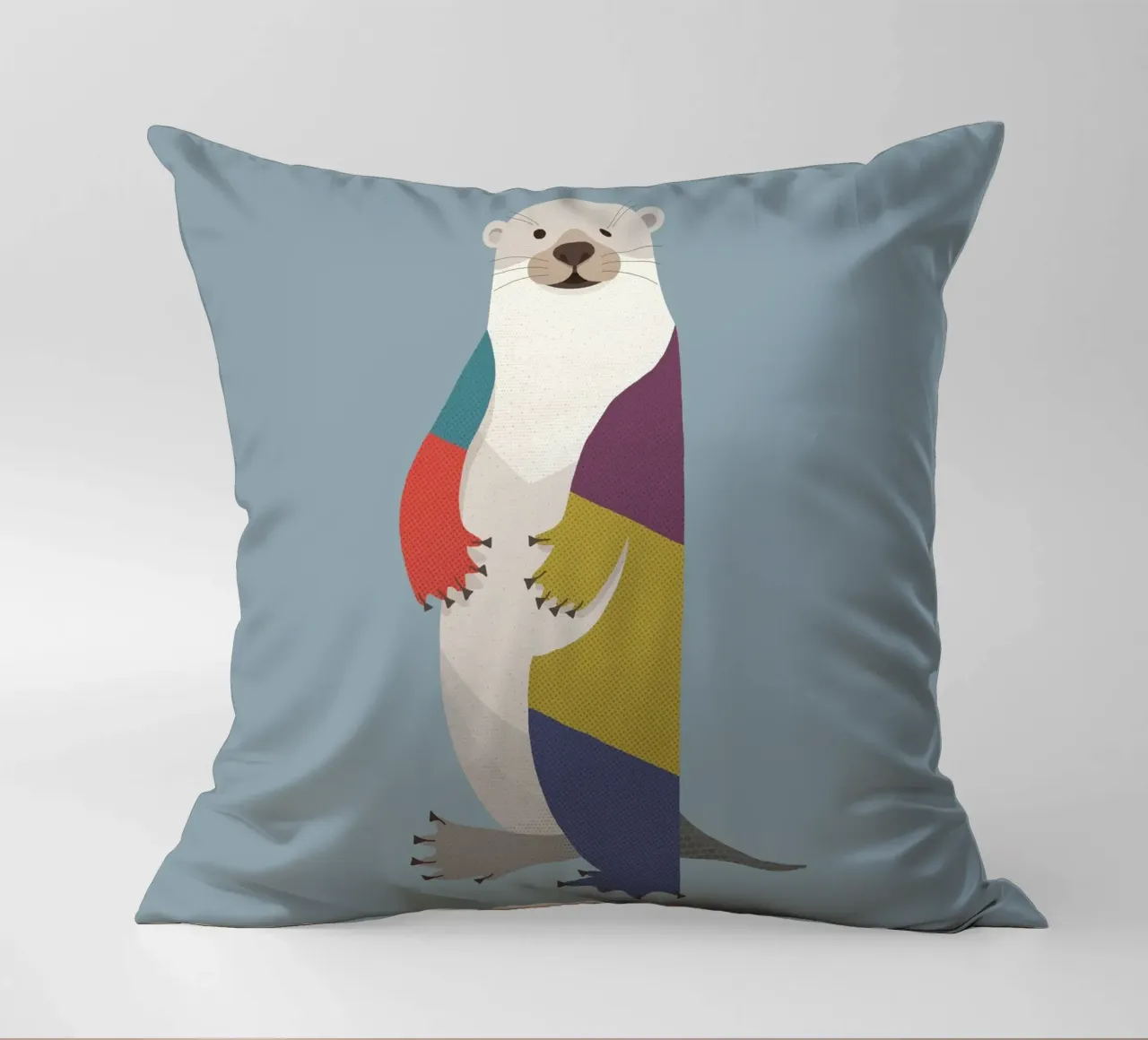 Lontra cuscino da The Printed Sparrow