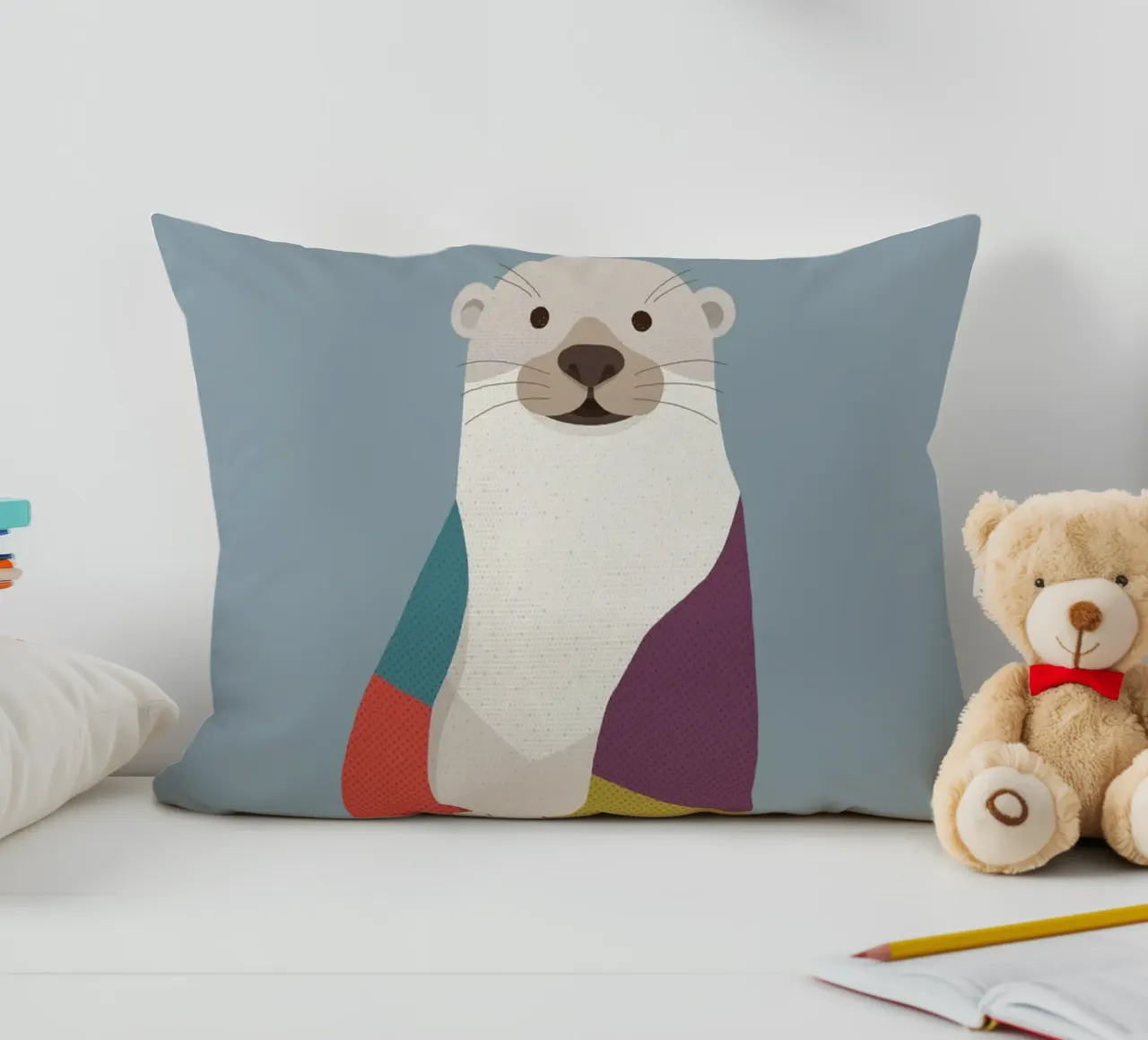 Lontra cuscino da The Printed Sparrow