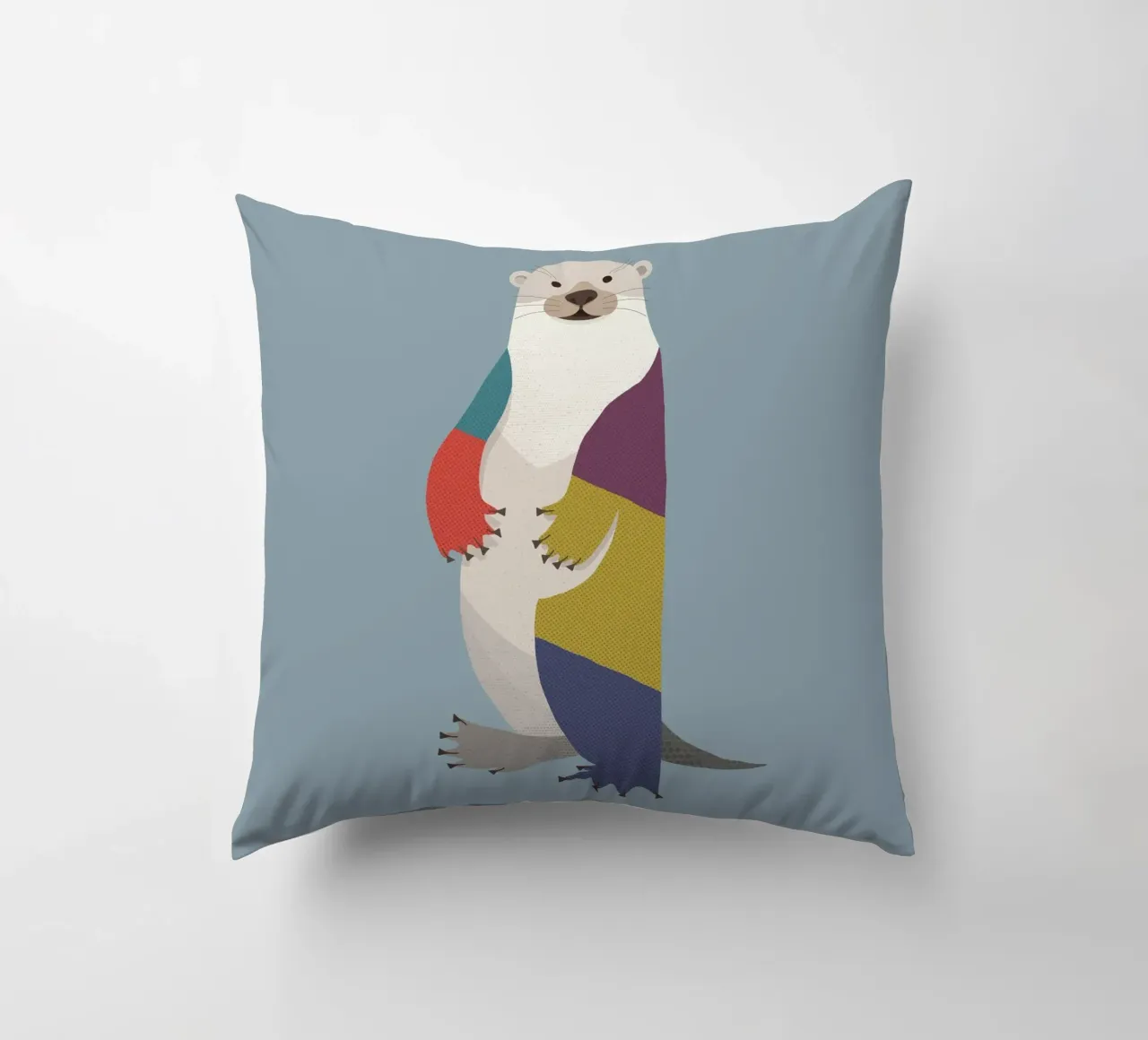 Lontra cuscino da The Printed Sparrow