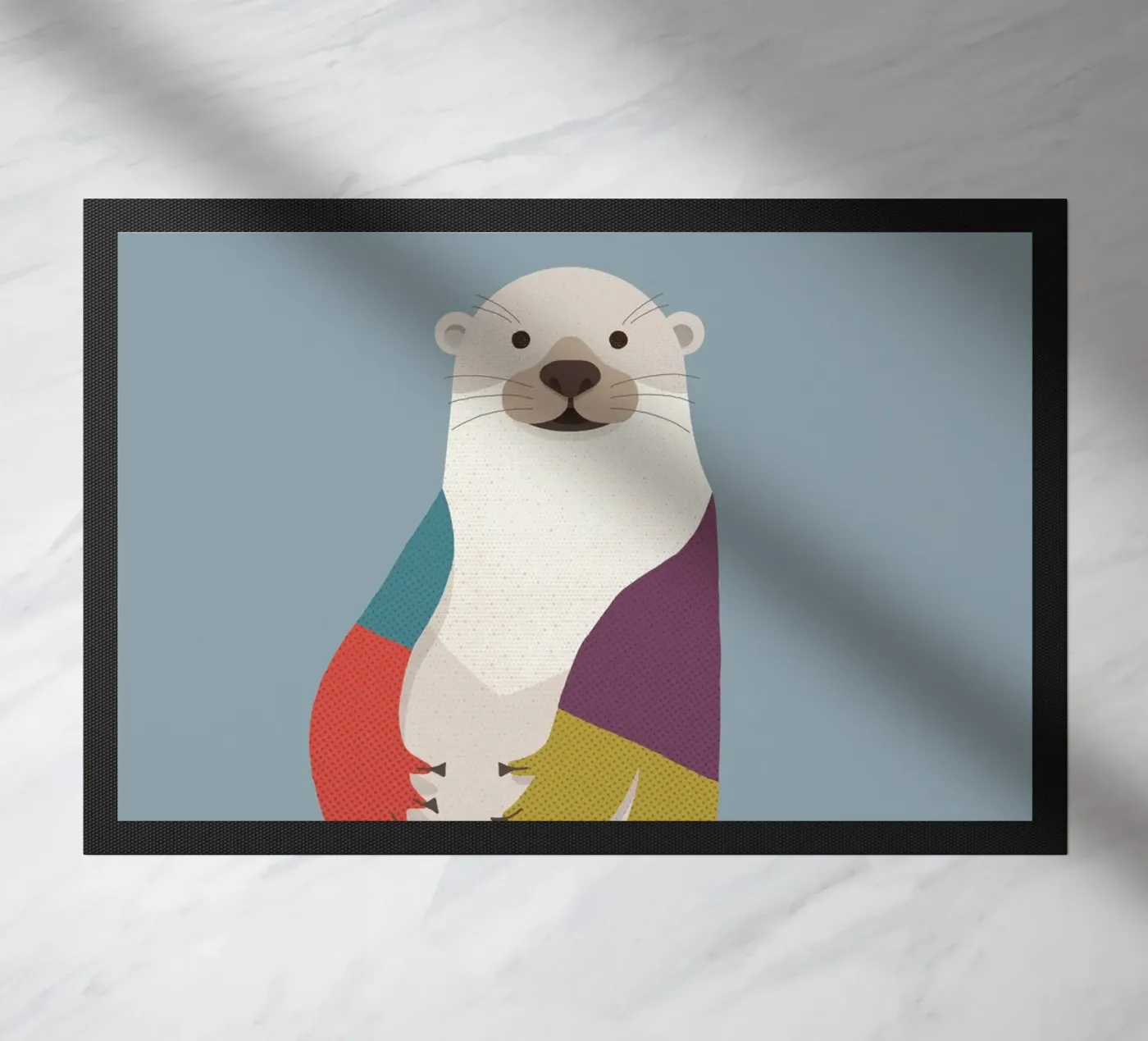 Otter deurmat van The Printed Sparrow