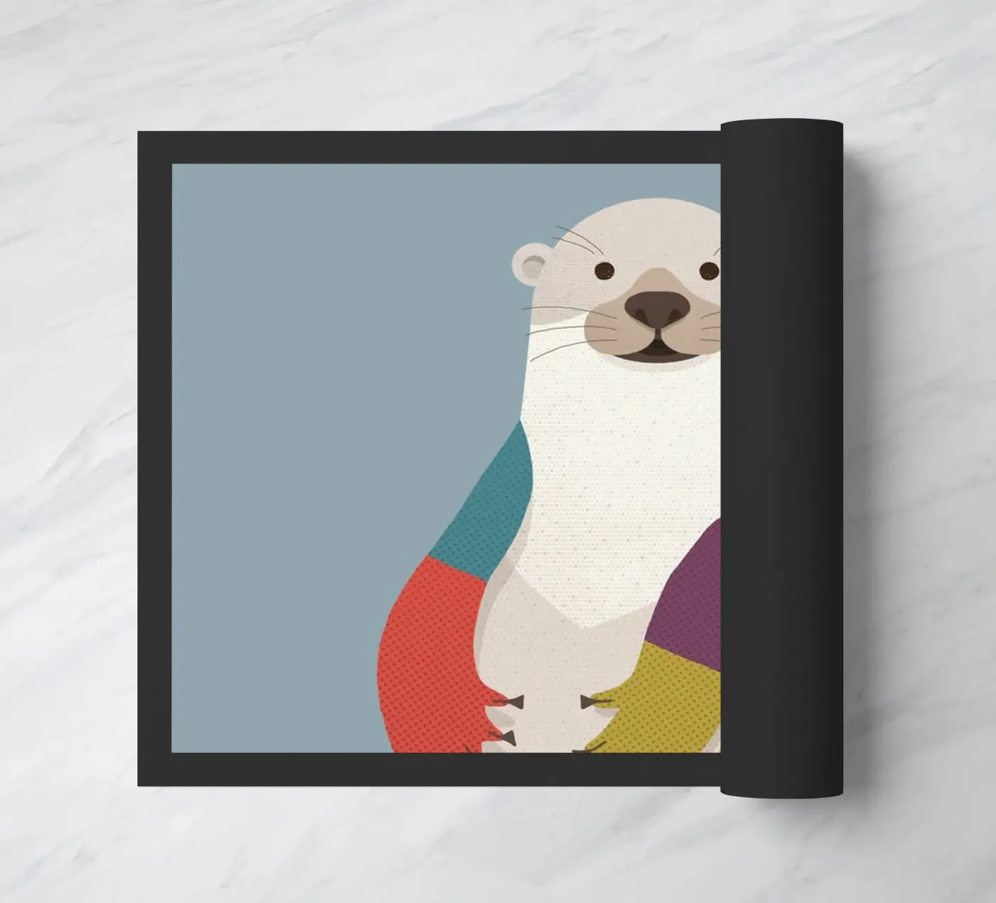 Otter deurmat van The Printed Sparrow