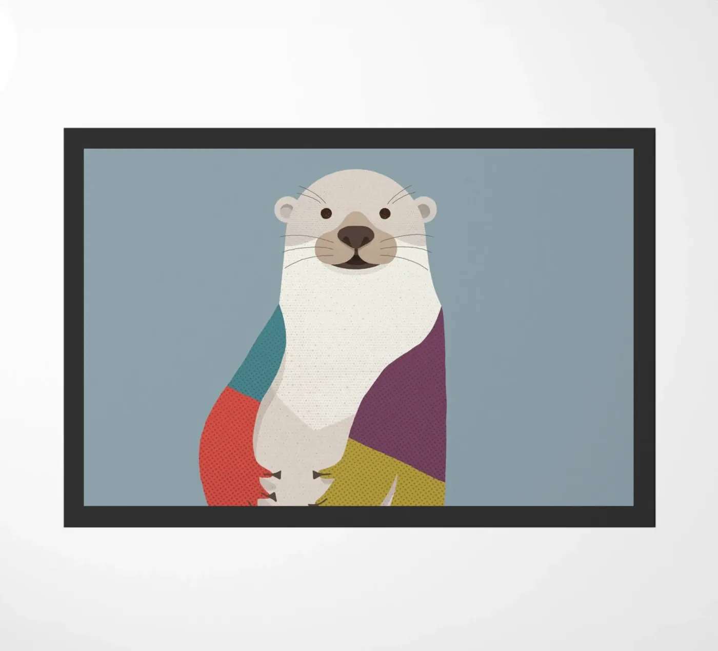 Otter deurmat van The Printed Sparrow