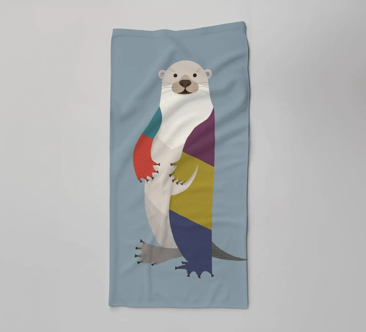 Lontra asciugamano da bagno da The Printed Sparrow