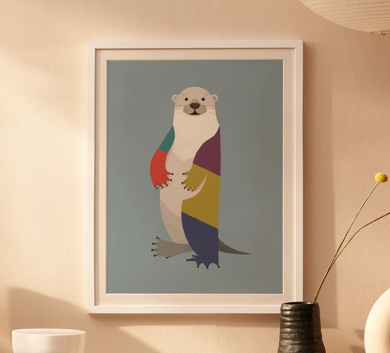 Lontra poster da The Printed Sparrow