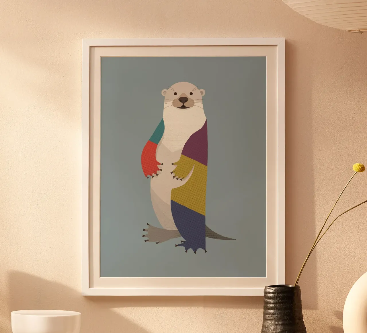Otter poster by The Printed Sparrow