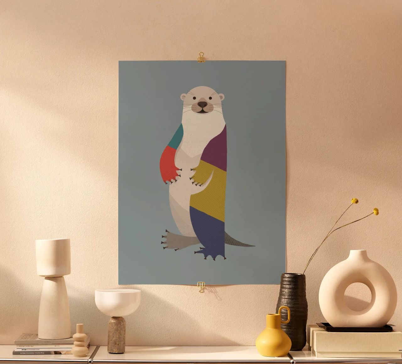Lontra poster da The Printed Sparrow