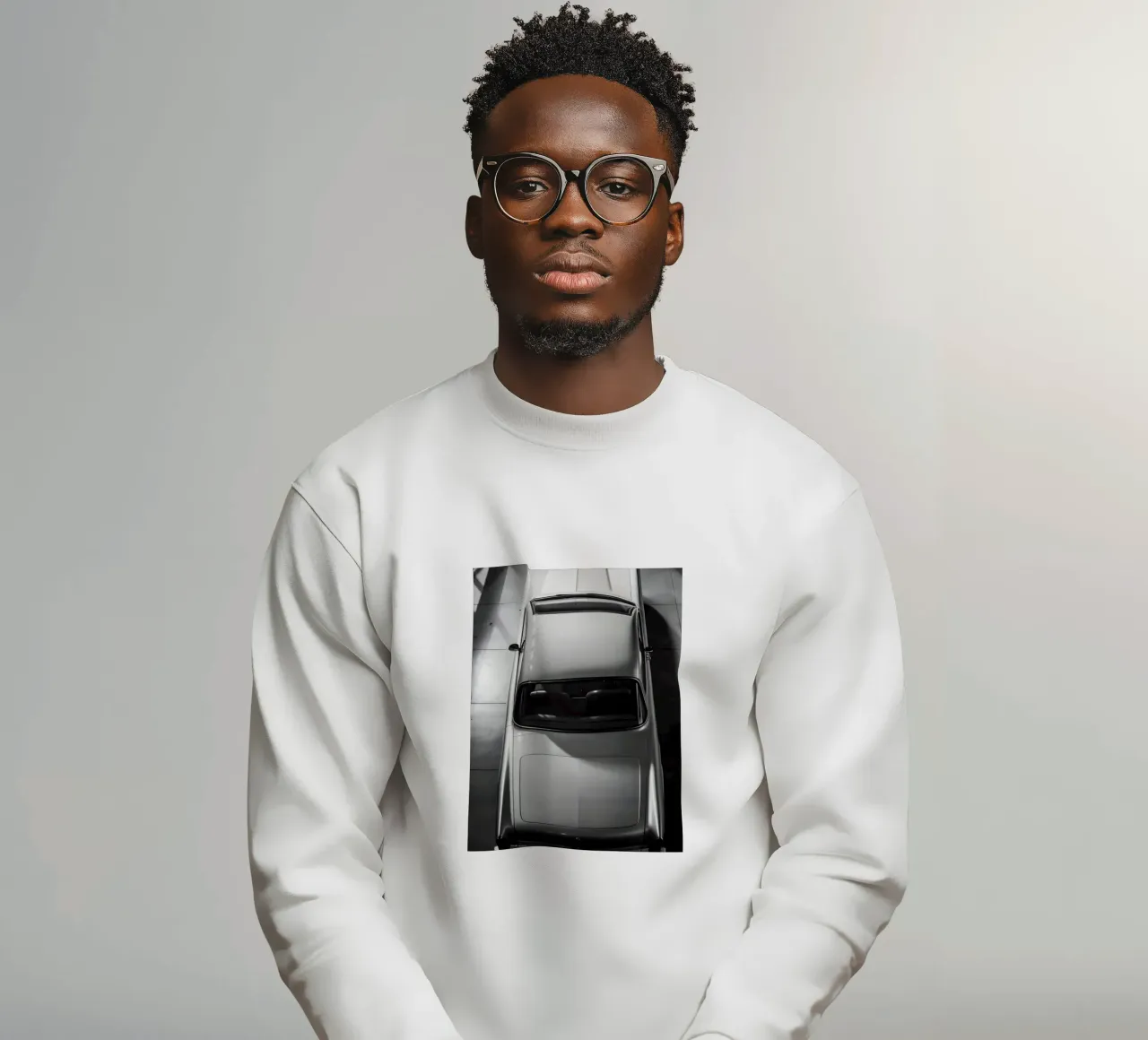 Auto d'epoca monocromatica felpa da CAR EDITION