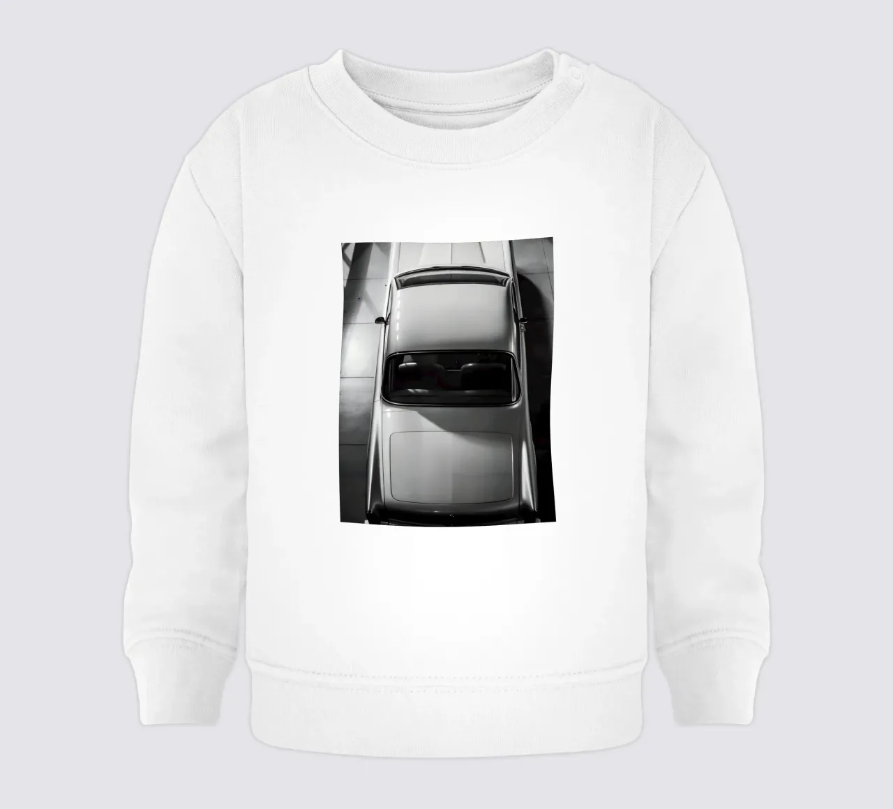 Auto d'epoca monocromatica felpa neonato da CAR EDITION