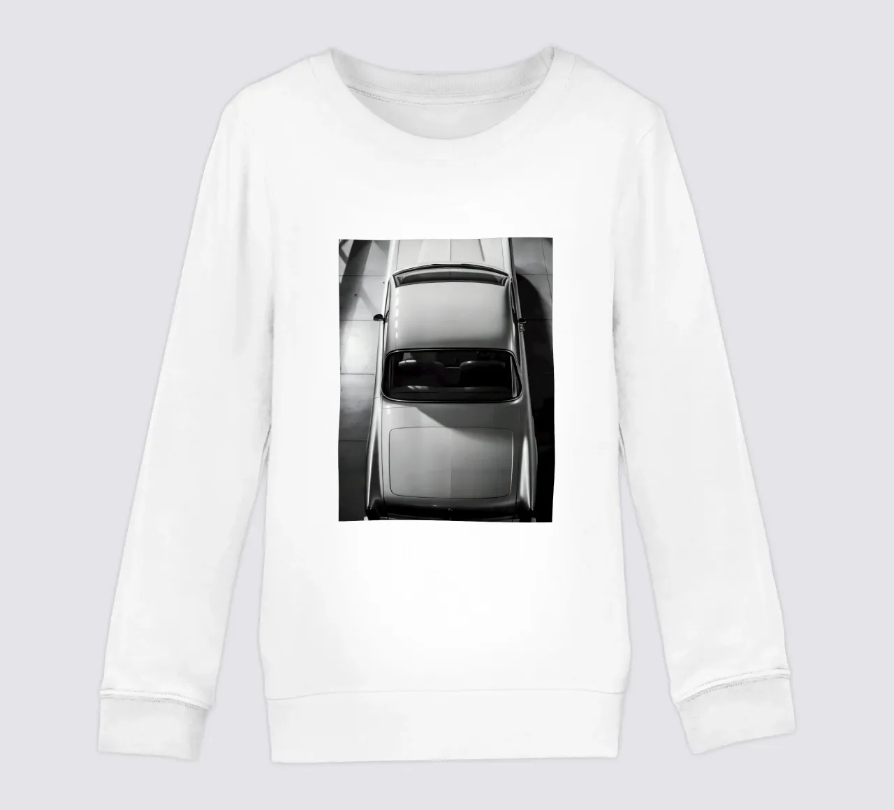 Auto d'epoca monocromatica felpa bambino da CAR EDITION