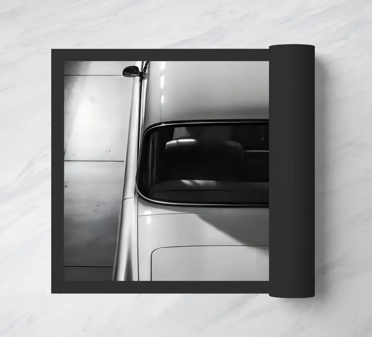 Auto d'epoca monocromatica zerbino da CAR EDITION